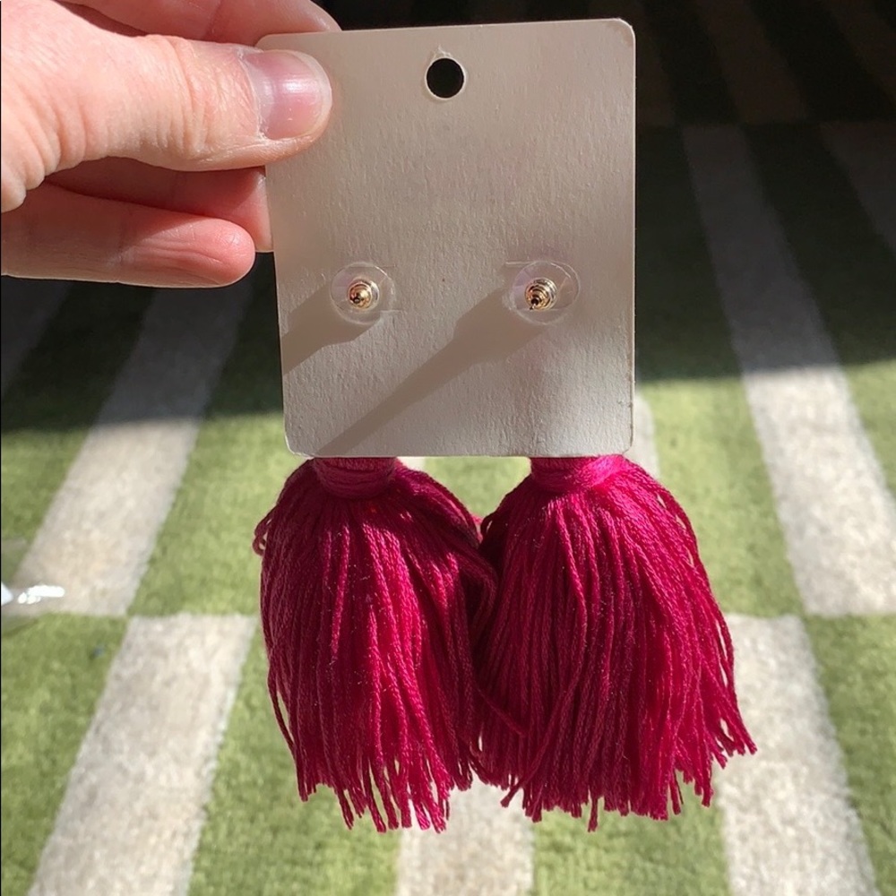fringe earrings - Picture 2 of 3